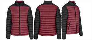 Veste matelassée pour homme de style tendance, couleur unie, vente en gros, veste d'hiver épaisse et chaude pour homme, veste matelassée - Product Image 4