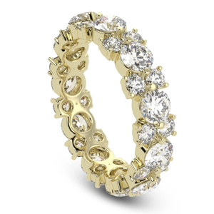 Anillo Ajretail de Oro Rosa de 14K con Diamante Natural de 3.9 Quilates, Color H, Claridad VS1, Certificado, 1.096g, Talla 5, para Mujer - Product Image 4