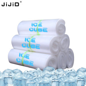 Jijid น้ำแข็ง-ถุงพลาสติก-ถุงน้ำแข็งถุงน้ำแข็งแบบใช้แล้วทิ้งถุงแช่แข็งน้ำแข็งใส10 12 15 20ปอนด์ - Product Image 4