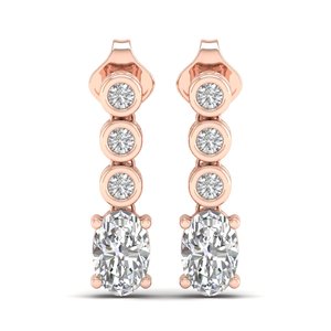 REYES Luxurious 14K Gold Moissanite Designer Jewelry High Quality 925 <b>Sterling</b> <b>Silver</b> <b>Dangle</b> Drop <b>Earrings</b> for Women Party Gift - Product Image 6