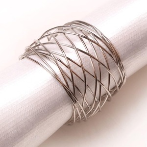 Elegante y Duradero Juego de Anillos para Servilletas de Aluminio Ecológico, Accesorio Moderno para la Mesa, Ideal para Restaurantes, Bodas, Banquetes y Cenas en Casa - Product Image 6