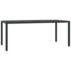 Set da Pranzo da Giardino in Crema, Bianco e Nero - Product Image 4