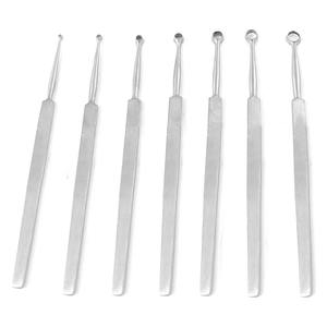 PROMOTIONS : Curettes auriculaires professionnelles en acier, manuelles, 6 mm, droites et aiguisées, pour otologie et ORL - Product Image 5