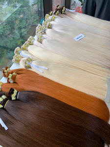 ราคาขายส่ง ผมต่อเวียดนามแท้ 100% แบบซุปเปอร์ดับเบิ้ลดรอน ขนาด 26 นิ้ว หนาแน่น แข็งแรง เงางาม ไม่หลุดร่วงง่าย - Product Image 3