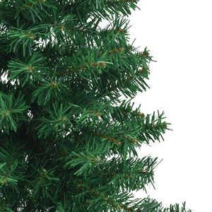 5 ft albero di natale angolo angolo angolo albero di natale artificiale PVC verde - Product Image 6