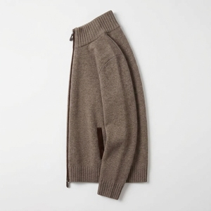 Sudadera con capucha tipo cárdigan personalizada para hombre, gruesa, con cremallera, para otoño, al por mayor, estilo deportivo informal, de talla grande - Product Image 3