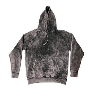 Nuevo estilo Sudadera con capucha Acid Wash Zip up 100% algodón polar tela transpirable sudaderas ropa de hombre a la venta - Product Image 6