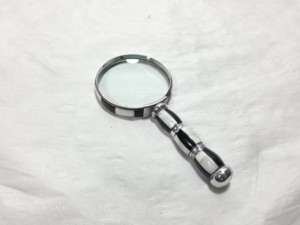 Handmade Vintage Brass Magnifying Glass with Black & White Bone Inlay Handle Luxury Desktop <b>Decorative</b> Loupe Reading Glass - Product Image 1