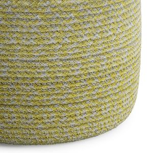 Pouf e Sgabelli Intrecciati Rotondi Giallo Naturale/Opaco Bayley - Categoria Prodotti - Product Image 3
