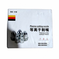Kit de consommables pour découpe au Plasma P80, 100 ensembles, buse en cuivre T2, électrode en hafnium 1.5mm pour Panasonic CUT-80 CUT-100 0-45mm