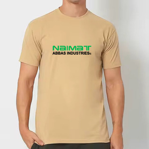 Camiseta de Algodón de Manga Corta para Hombre, Corte Regular, Cuello Redondo, Diseño Casual con Letras Estampadas - Product Image 3