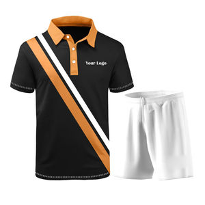 Uniformes de Equipo Personalizados para Hombre, Camisetas y Pantalones Cortos de Tenis y Tenis de Mesa, Sublimados, Transpirables, Tallas Grandes - Product Image 1
