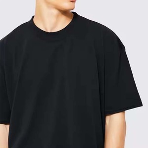 T-shirt de sport personnalisé pour homme 2025 – 100 % coton, col rond, coupe classique, tissu tricoté uni, polyester-coton de haute qualité - Product Image 5