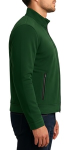 Custom OEM Men’s Anti-Wrinkle <b>Suede</b> <b>Jacket</b> Faux <b>Suede</b> Bomber Coat Casual Slim-Fit Zipper <b>Jacket</b> with Stand Collar - Product Image 3