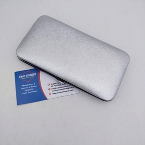 Pointe argentée avec pince à cils enduite de couleur blanche en acier inoxydable durable meilleure pince à épiler à volume droit mince - Product Image 5