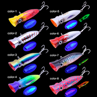 FJORD usine Popper pêche leurre dur eau salée 14g 80mm Popper leurre pêche leurre artificiel flottant
