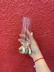 Handcrafted Seashell Glass Cup | Premium Cocktail & Dessert Glass - Product Image 1