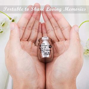 Exclusive Aluminum <b>Keepsake</b> <b>Memorial</b> Ash Urn Tribute Holder Designed With Decorative Premium Exterior And Lid Closure - Product Image 2
