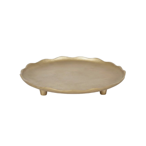 Plateau de service vintage en aluminium, design élégant pour la maison, les restaurants, plateau de service pour café, plateau décoratif couleur cuivre - Product Image 3