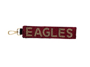 Vibrant Sequin Custom Sequin Number Beaded Keychain <b>Wristlet</b> Personalized Year Greek Life Game Day Accessories Everyday Use 2026 - Product Image 2