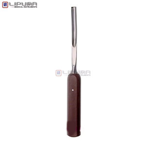 Ciseau à os plat LEXER, longueur 22 cm, lame de 5 mm de large, instruments chirurgicaux orthopédiques pour la sculpture osseuse - Product Image 2