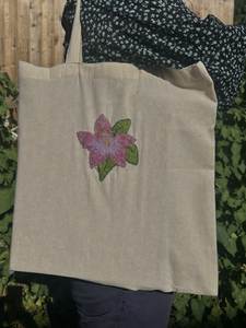 Sac fourre-tout tendance fait main avec broderie perlée pour femme, accessoires de mode décontractés - Product Image 4