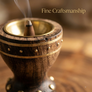 Boîte à encens Bakhoor artisanale en bois |   Porte-encens aromatique de qualité supérieure pour la décoration de la maison, cadeau, qualité d'exportation - Product Image 3