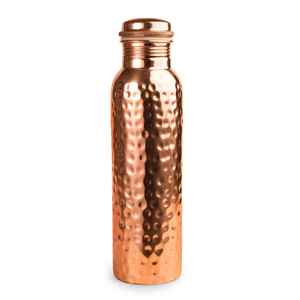 Handcrafted Hammered <b>Copper</b> Water <b>Bottle</b> Pure <b>Copper</b> <b>Drinking</b> <b>Bottle</b> Leakproof Reusable Wellness <b>Bottle</b> Factory Wholesale - Product Image 3