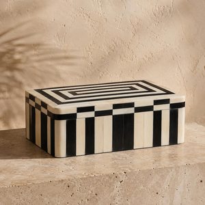 Artisan Made Bone Inlay Jewelry Storage Box Premium Decorative Organizer for <b>Dressing</b> <b>Table</b> Easter Anniversary Gift Art Decor - Product Image 3