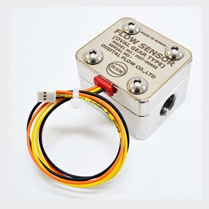 Débitmètre d'huile numérique DIGITAL FLOW DGT-006SI, capteur de débit à engrenages ovales, acier inoxydable 316L, filetage interne PT 1/4 - Product Image 5