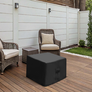 Housses de pouf carrées personnalisées en gros OEM/ODM, faciles à nettoyer, style moderne, résistantes aux UV, en polyester enduit PU 420D/600D - Product Image 4