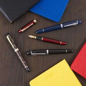 Metal 0.5mm Fountain Pen <b>Set</b> with Gift Box | Custom Logo Business <b>Writing</b> Pen | Corporate Promotional Gift in Blue/Green/Gold - Product Image 3