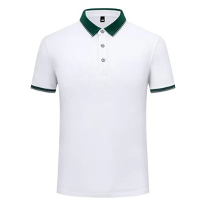Fabricantes directos de fábrica Calidad profesional Hombres de secado rápido para Polos Diseños personalizables Logotipo de patrón sólido - Product Image 5