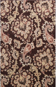 Tapis chaud antidérapant en laine tuftée à la main, couleur chocolat et rose clair, de haute qualité, fait main, écologique, pour salon, chambre d'enfants, hôtels - Product Image 2