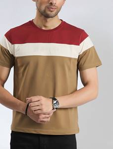 Camiseta de Hombre a la Moda, Venta en Línea, Camiseta a Rayas Oversize, Precio al por Mayor, Estilo Hip-Hop, Ropa Casual - Product Image 3