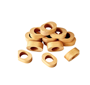 Servilletero de Madera Personalizado, Anillo para Servilletas Decorativo Natural para Cocina, Proveedor Mayorista - Product Image 3