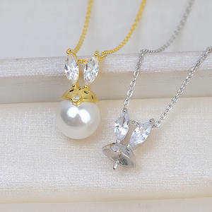 Collar de Mujer con Colgante de Conejo de Plata S925 Hecho a Mano con Cadena de Clavícula de 10-14 cm, Conjunto de Joyería DIY, Colección del Zodiaco 2020 - Product Image 1