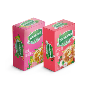 Servicios de etiqueta privada Mezcla de bebidas Polvo de guayaba Rosa Polvo soluble en agua Jugo Bebidas Halal Logotipo personalizado Sabor a fresa - Product Image 2