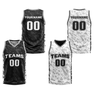 Maillot de basket-ball personnalisé en sublimation intégrale pour jeunes et hommes, uniforme d'équipe personnalisé, kits de maillots de jeu, vente en gros OEM - Product Image 2