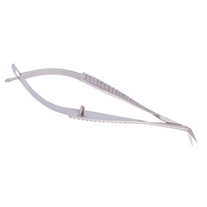 Ciseaux chirurgicaux microscopiques manuels personnalisés, à angle vers l'extérieur, forme baïonnette, longueur 215 mm, pour instruments neurochirurgicaux, CE par Grip Surgical - Product Image 4