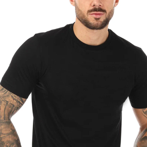 เสื้อยืดผู้ชายพรีเมี่ยมป้ายผลิตเองบริการ OEM ผ้าฝ้าย - Product Image 4