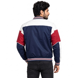 Vêtements classiques pour hommes actifs : blousons bomber avec poches pratiques et finition soignée, blousons bomber pour hommes. - Product Image 2