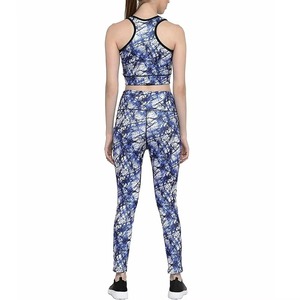 Popular Custom Logo Solid <b>Yoga</b> <b>Set</b> for Women-Active Wear 2-Piece High-Waisted Sport Bra & Legging Lightweight Elastic Waist - Product Image 3