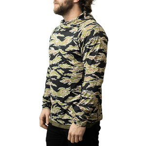 Sudadera con Capucha de Manga Larga para Hombre, Impresión Personalizada, Secado Rápido, Transpirable, Poliéster, Protección UV UPF 50, Impermeable - Product Image 3