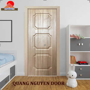 Puerta de Madera Sólida WPC, Puerta Compuesta para Interiores, Resistente al Agua y al Moho, con Marco y Jambas, Venta Directa de Fábrica - Product Image 2