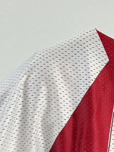 Camiseta deportiva de malla con cuello en V y manga corta para verano, talla grande, para hombre y mujer - Product Image 6