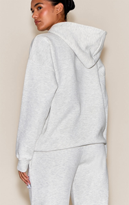 Sweat à capuche à double couche avec broderie personnalisée par le fabricant, de haute qualité, lourd, uni, teint, 100% coton, pour homme - Product Image 5