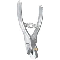 Coupe-oreilles professionnel réglable en aluminium réutilisable de 9 pouces (U/V) pour usage vétérinaire sur porcs, moutons, chèvres, bovins