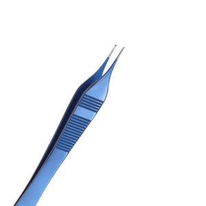 Pinzas Adson de acero inoxidable 1x2 para tejido, instrumento manual con certificación CE, para uso en trasplante capilar, colores y diseños personalizados - Product Image 4