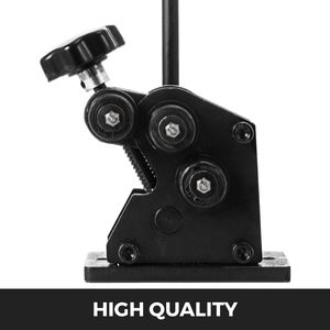 Piegatubi Manuale in Acciaio da 1 1/2 Pollici per Tubi Quadrati e Rettangolari, Calibro 14, con Rullo per Barre Piatte per Tubi in Acciaio Dolce - Product Image 1